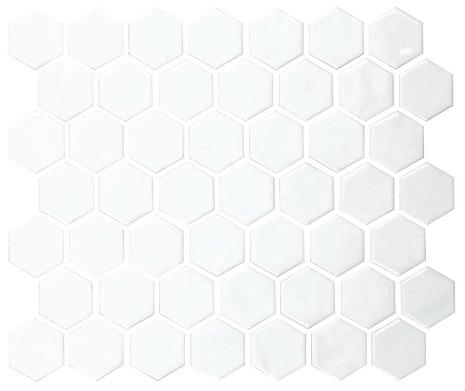 Hexagon, Elegant White